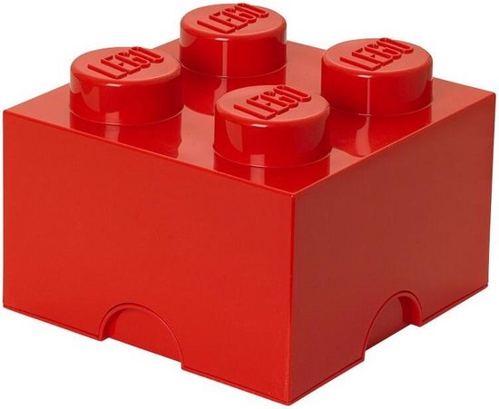 LEGO Storage Brick Opbergbox - 6L - Kunststof - Rood