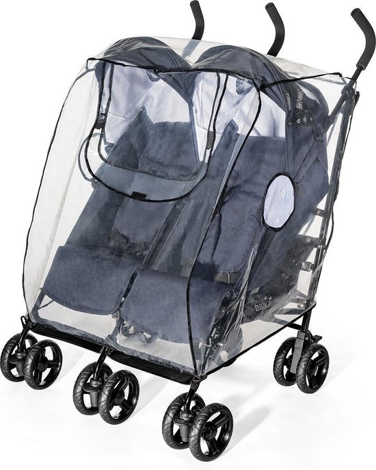 Reer Regenhoes Voor Dubbele Buggy's en Kinderwagens