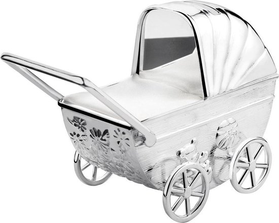 Gift Items - Spaarpot kinderwagen graveerplaat