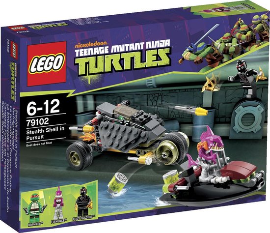 LEGO Ninja Turtles Stealth Shell Achtervolging - 79102