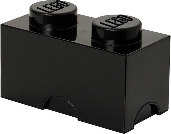 Opbergbox Brick 2, Zwart - LEGO