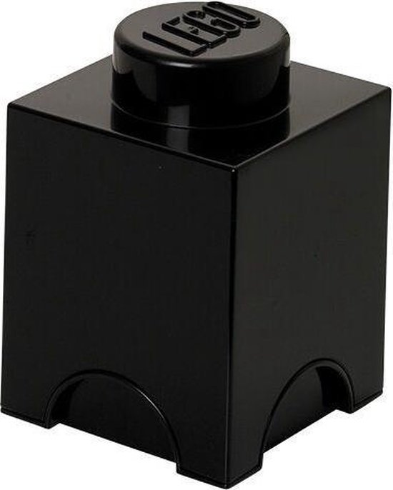 LEGO Storage Brick Opbergbox - 1,2L - Kunststof - Zwart