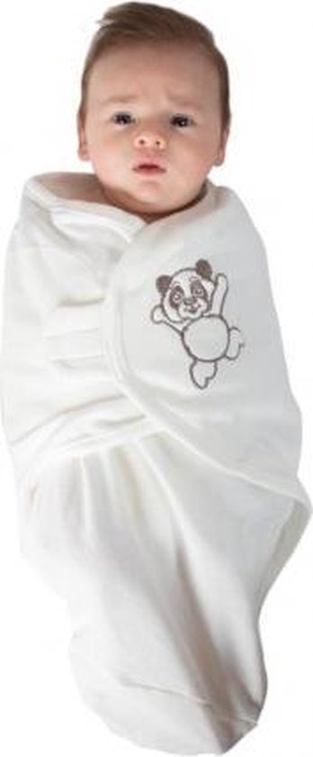 Bo Jungle B-Wrap inbakerdoek wit Large