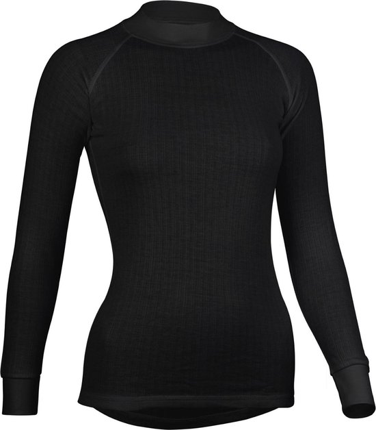 Avento Thermoshirt Lange Mouw - Vrouwen - Zwart - Maat 38