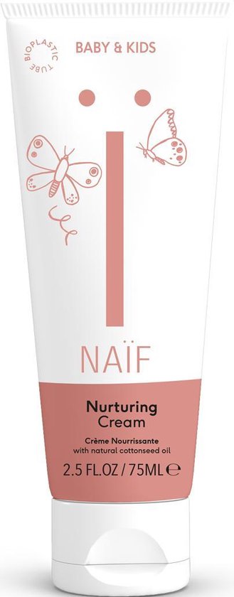 Naïf Natuurlijke vette crème voor de gevoelige huid- voor baby en kind - 75 ml