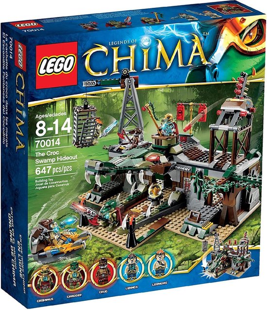 Lego Legends Of Chima: The Croc Swamp Hideout 70014