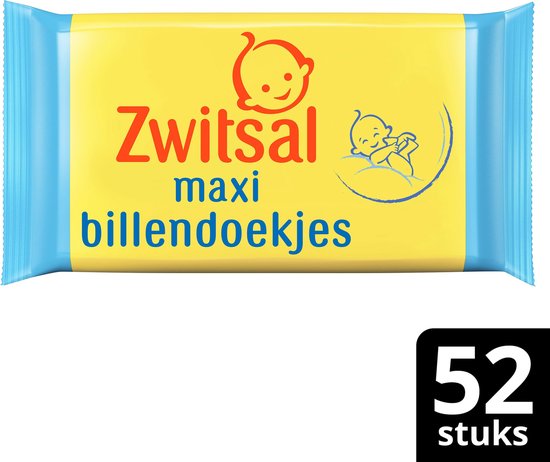 Zwitsal Baby Billendoekjes Maxi 52 stuks