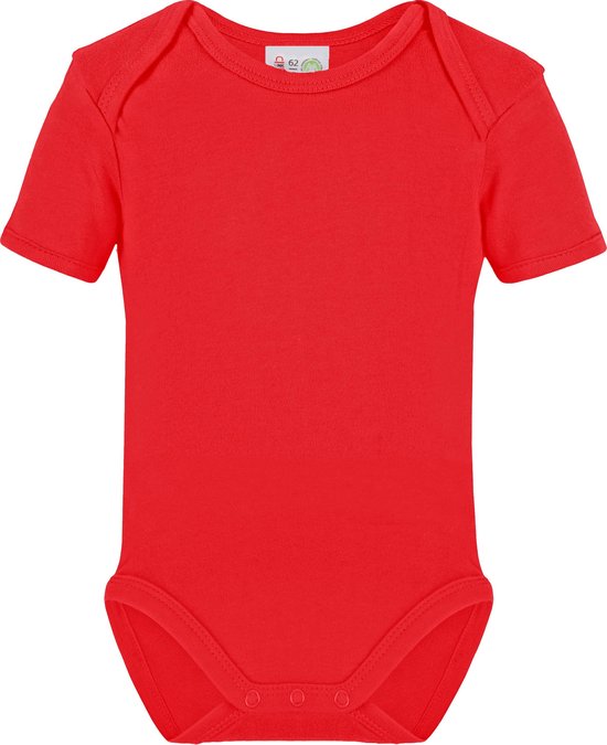 Link Kidswear Unisex Rompertje - Rood - Maat 62/68