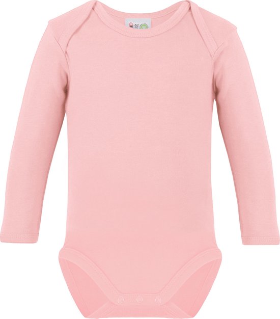 Link Kidswear Meisjes Romper GOTS - Cherry - Maat 62/68