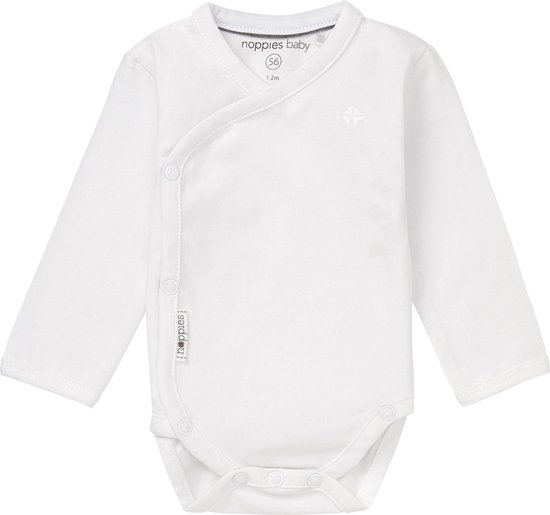 Noppies Romper ls Ziara - White - Maat 74