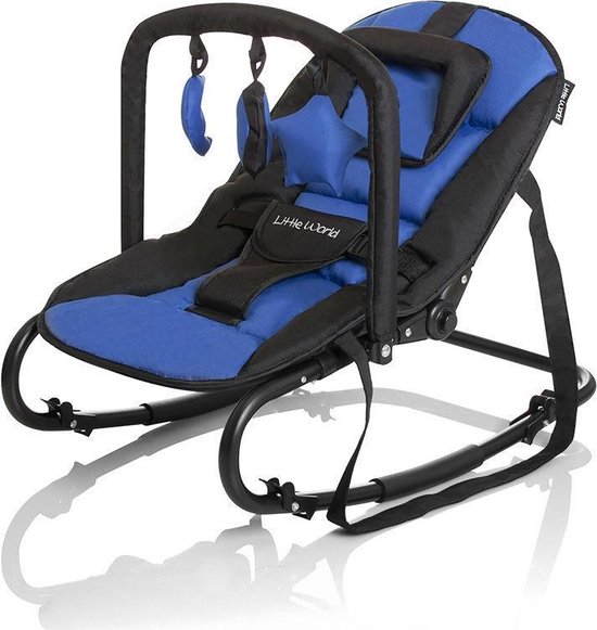 Wipstoel Little World Stardust Black 'n Blue (incl. speelboog)
