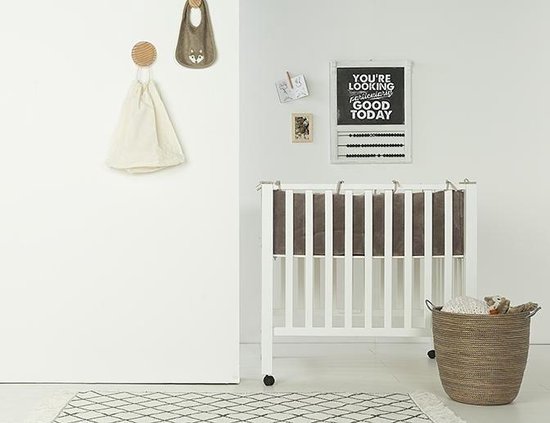 Pericles Babybox Amy Met Wielen 98 X 78 Cm Wit