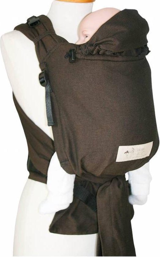 draagzak Storchenwiege 2015 Carrier choco donkerbruin chocolade bruine drager
