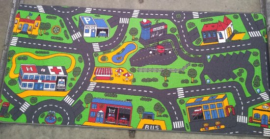 Speelkleed city 140 x 200 cm