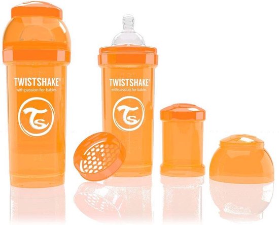 Twistshake Anti-colic babyfles - Orange