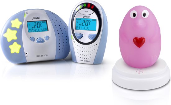 Alecto DBX-88 ECO Dect Babyfoon met display - Roze