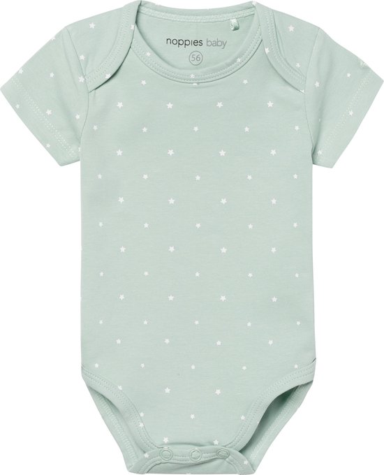 Noppies Romper Sevilla - Grey Mint - Maat 68