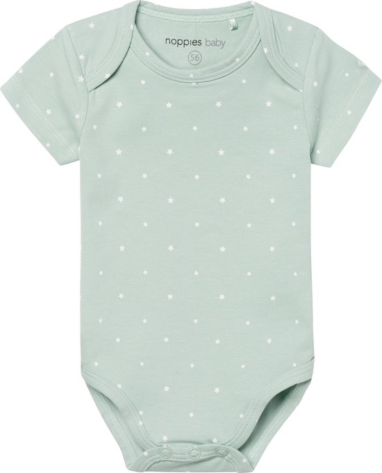 Noppies Romper Sevilla - Grey Mint - Maat 50
