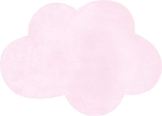 Bemini softy speelkleed Cloud Donkergrijs zachtroze Kleed Cloud 75 x 110 cm