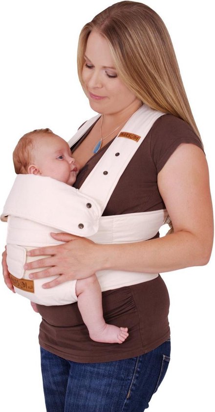 Marsupi Marsupi Natur ecru draagzak - Kies uw maat: XL - Draagdoek -