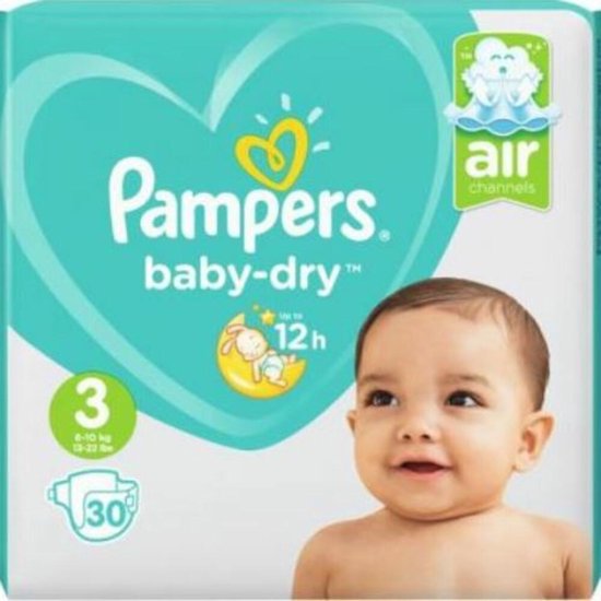 Pampers Baby-Dry Luiers Maat 3 - 90 Stuks