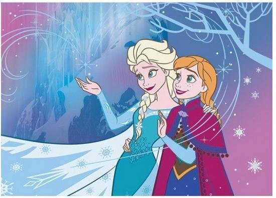 Frozen Anna en Elza speelkleed roze