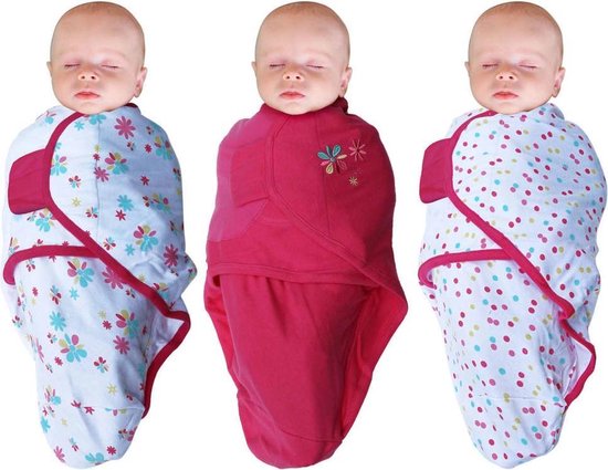 B-Wrap Flower 3-Pack Pink Small