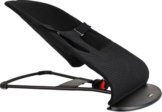 Ukje Hoes voor BabyBjörn Wipstoel Universeel -Wafelstof - Zwart