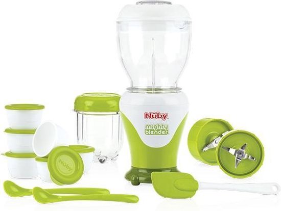 Nûby stomer- en Blenderset voor babyvoeding