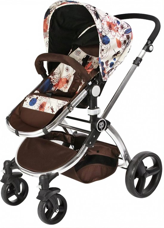 Infantastic Combi Kinderwagen 2 in 1 - Happyflower