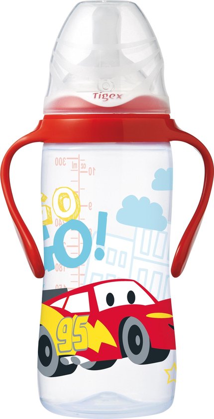 TIGEX Babyfles Intu?tie Siliconen Speen 6 maanden +