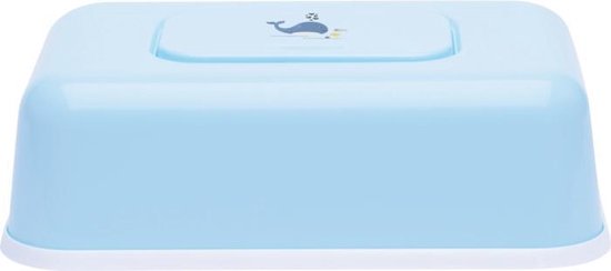 bébé-jou - billendoekjesdoos - thema Wally Whale - lichtblauw