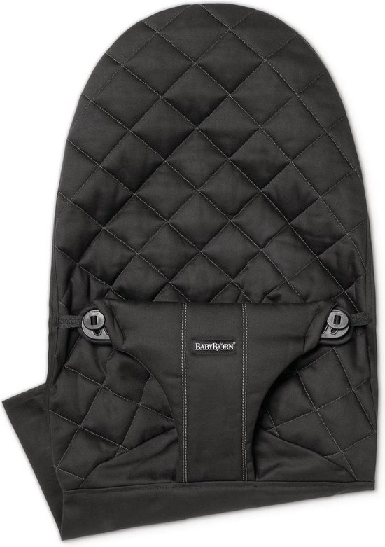 BABYBJÖRN Stoffen Zitting voor BABYBJÖRN Wipstoel - Cotton - Zwart