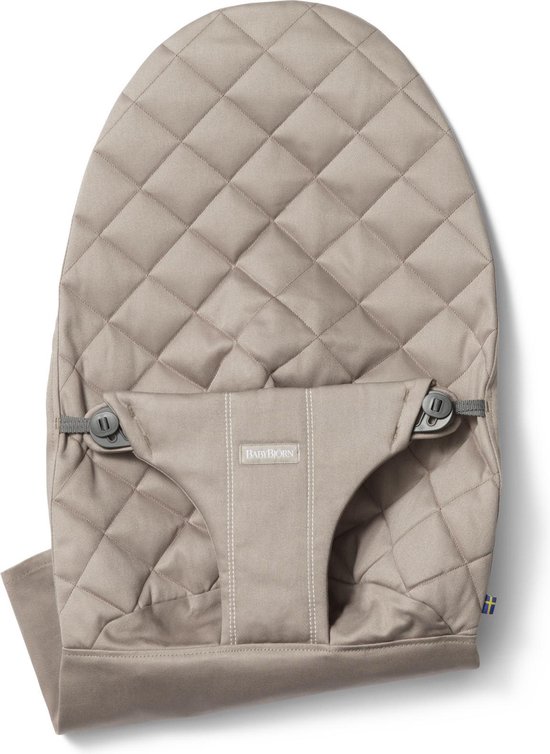 BABYBJÖRN Stoffen Zitting voor BABYBJÖRN Wipstoel - Cotton - Zandgrijs