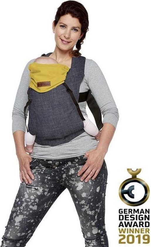 By Kay click carrier reversible dark jeans- autumn yellow