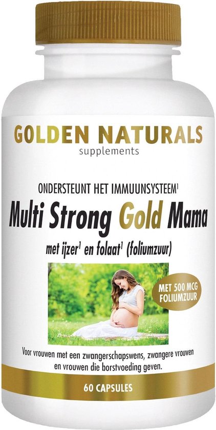 Golden Naturals Multi Strong Gold Mama (60 veganistische capsules)