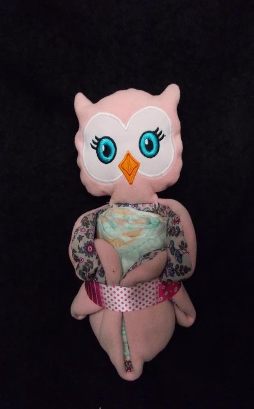 knuffeldoekje uiltje roosmet pampers