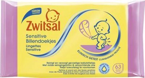 Zwitsal Sensitive Billendoekjes - 252 doekjes (4 x 63)