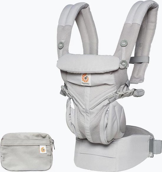 Ergobaby Omni 360 Cool Air Mesh Draagzak Baby - Pearl Grey