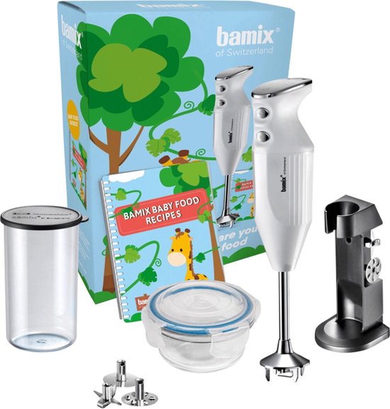 Bamix Baby Box Staafmixer, wit