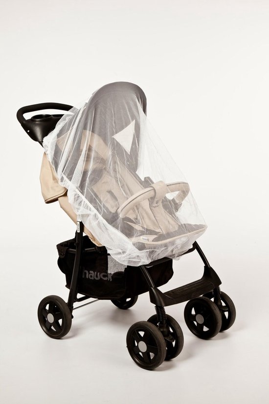 Altabebe - Universeel vliegennet voor wandelwagens, kinderwagens en buggy's - Wit - maat Onesize