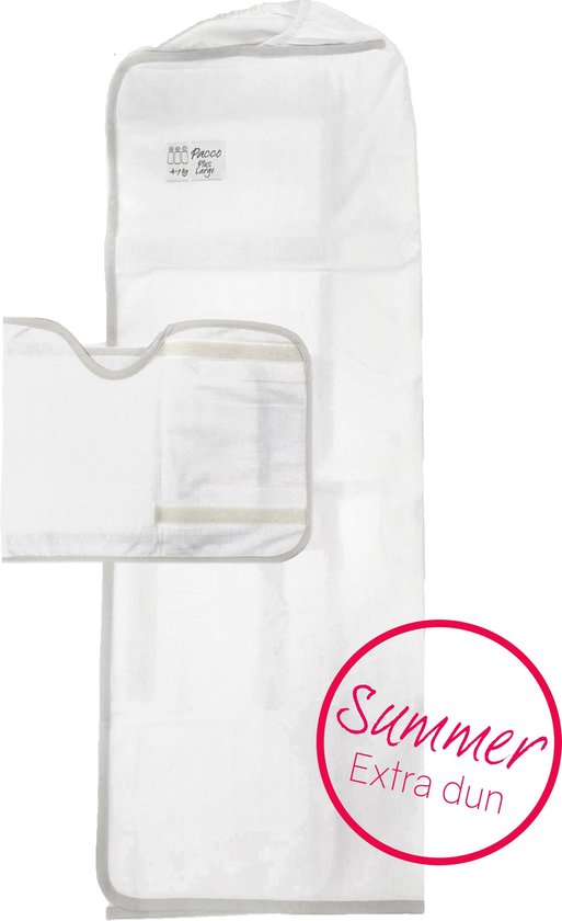 Pacco Plus Large Summer Afbouwdoek - vanaf 6 à 7 kg - wit