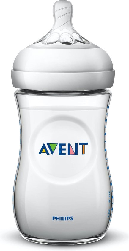 Philips Avent SCF033/17 Natural babyfles - 1m+ - Langzame toevoer