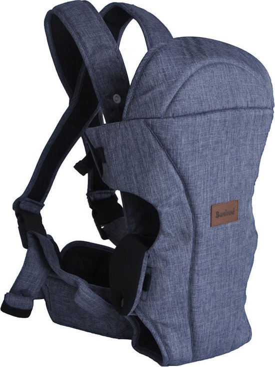 Draagzak - Buikdrager Baninni Sacco Melange Blue