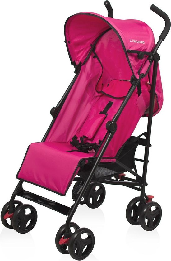 Little World Buggy Marlin Roze - Grijs