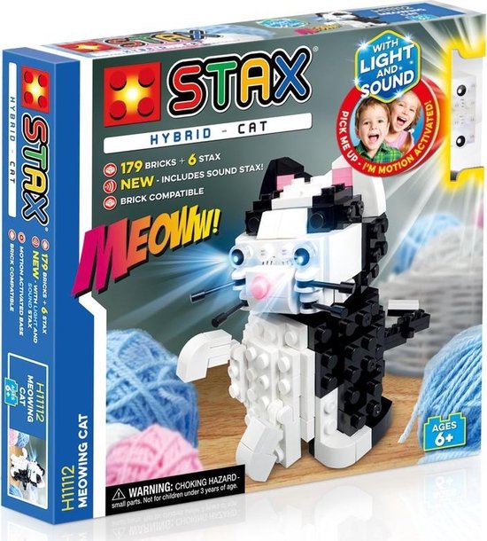 STAX Hybrid H11112 Miauwende Kat - Bouwset met LED Licht & Geluid