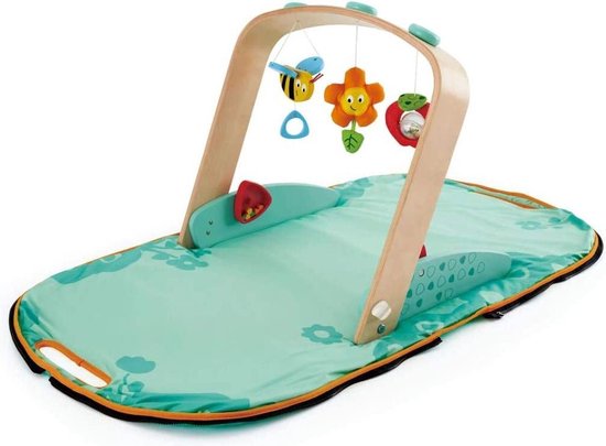 Hape Baby-gym met Speelkleed |Draagbaar 5-delig Groen