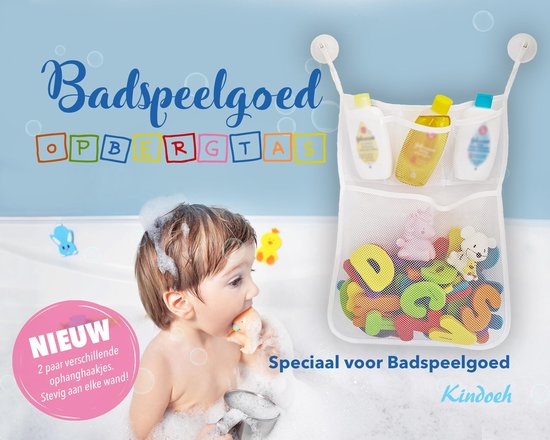Kindoeh - Badspeelgoed opberg tas / netje / zak | Bath Toy Organizer
