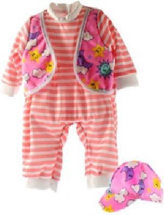 Toi-toys Babypoppenkleding Boxpakje 20-30 Cm Roze
