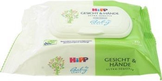 Hipp babyzachte Doekjes 20stuks Face & Hands